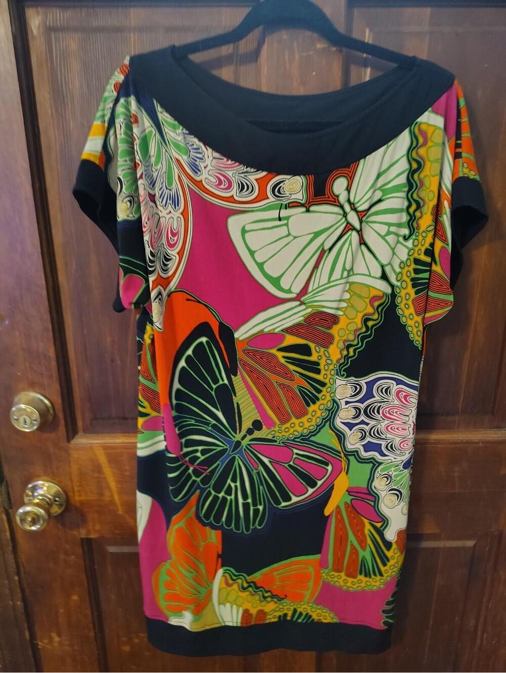 Laundry By Design Abstract Graphic Print Dress Size Medium